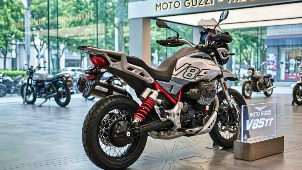 Moto Guzzi V85TT 2026 Libertad y control en carretera y off-road